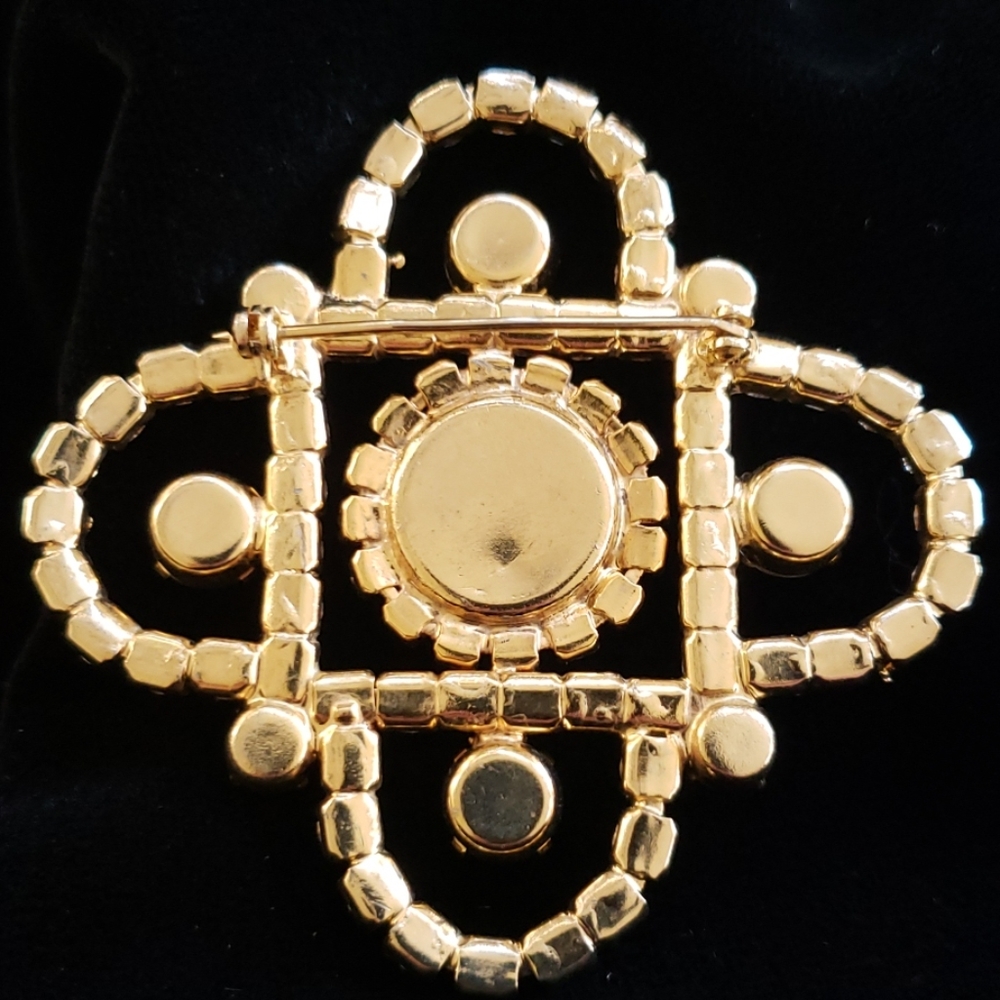 Stunning VTG rhinestone brooch - Picture 3 of 6